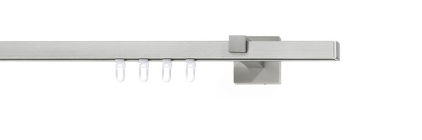 cubic mit Wandträger cubic, Farbe: edelstahl