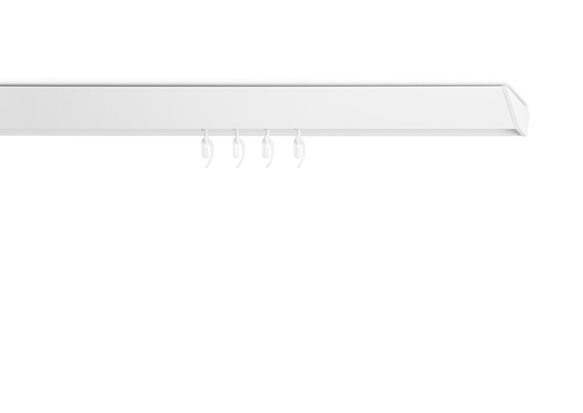 Design Vorhangstange für Design Architektur, Innenlauf EDGE auf Maß
