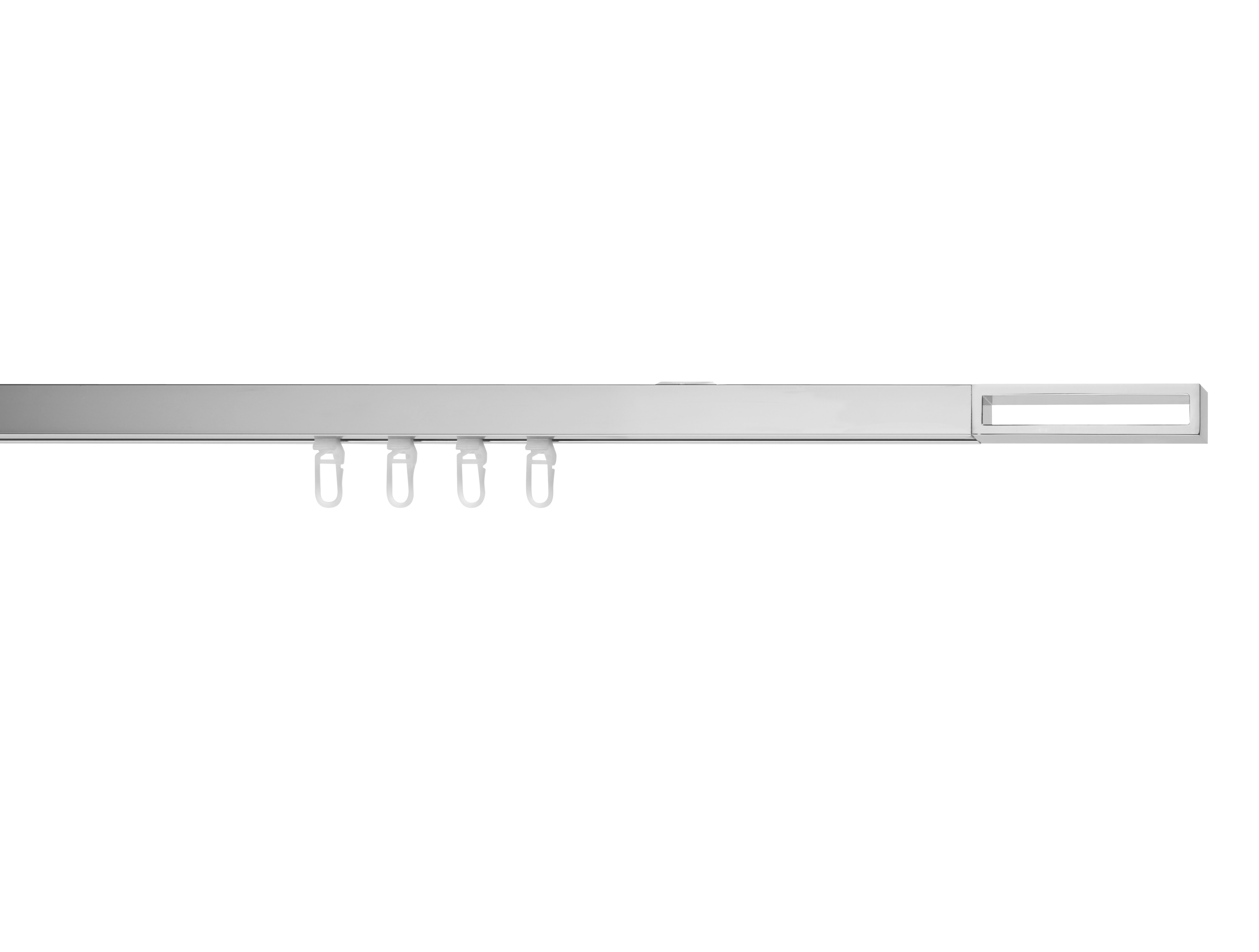 Design Innenlauf Gardinenstangen eckig 18x18mm cubic mit eckigem